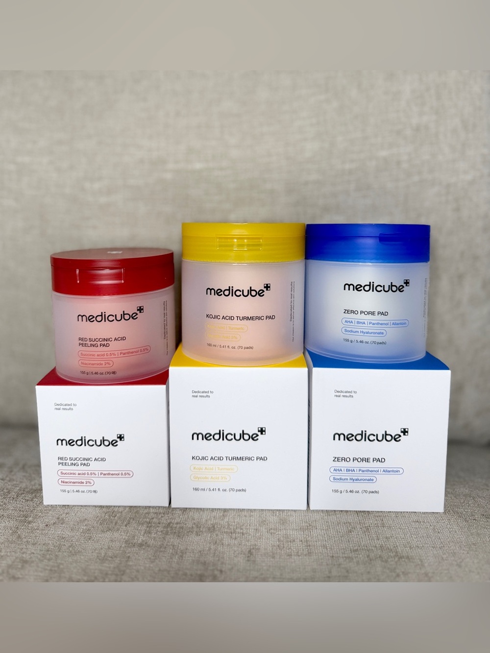 medicube Mix & Match Toner Pad Setㅣ Pore, Use After Spot, Brightening